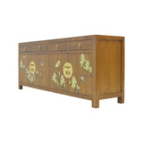 TV CONSOLE FLEUR 4DW4DR LIGHT WOOD MQZ-25