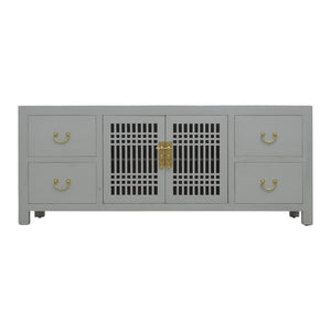 TV CONSOLE LATTICE 1.6M GREY WASH MQZ-28