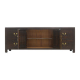 TV CONSOLE LATTICE 1.8M DARK WOOD MQZ-11