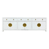 TV CONSOLE ORIENT 3DW6DR WHITE WASH MQZ-60
