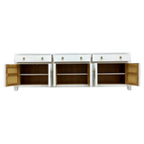 TV CONSOLE ORIENT 3DW6DR WHITE WASH MQZ-60