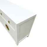 TV CONSOLE ORIENT 3DW6DR WHITE WASH MQZ-60
