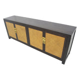TV CONSOLE RATTAN 2DW4DR DARK WOOD MQZ-300