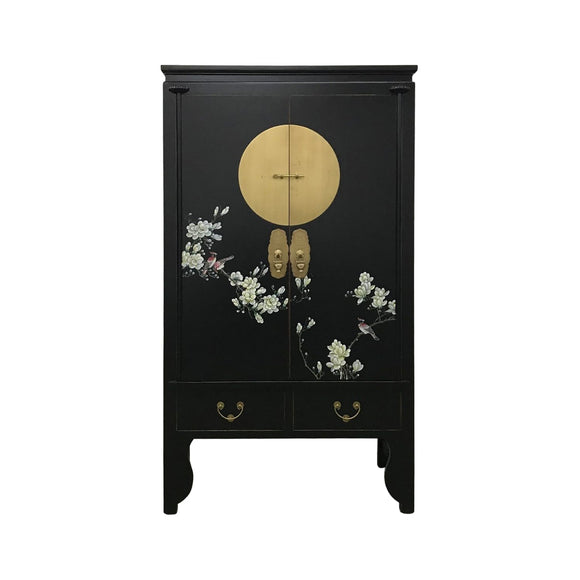 WEDDING CABINET FLEUR BLACK WASH MQZ-03