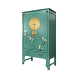 WEDDING CABINET FLEUR TURQUOISE WASH MQZ-03