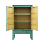 WEDDING CABINET FLEUR TURQUOISE WASH MQZ-03